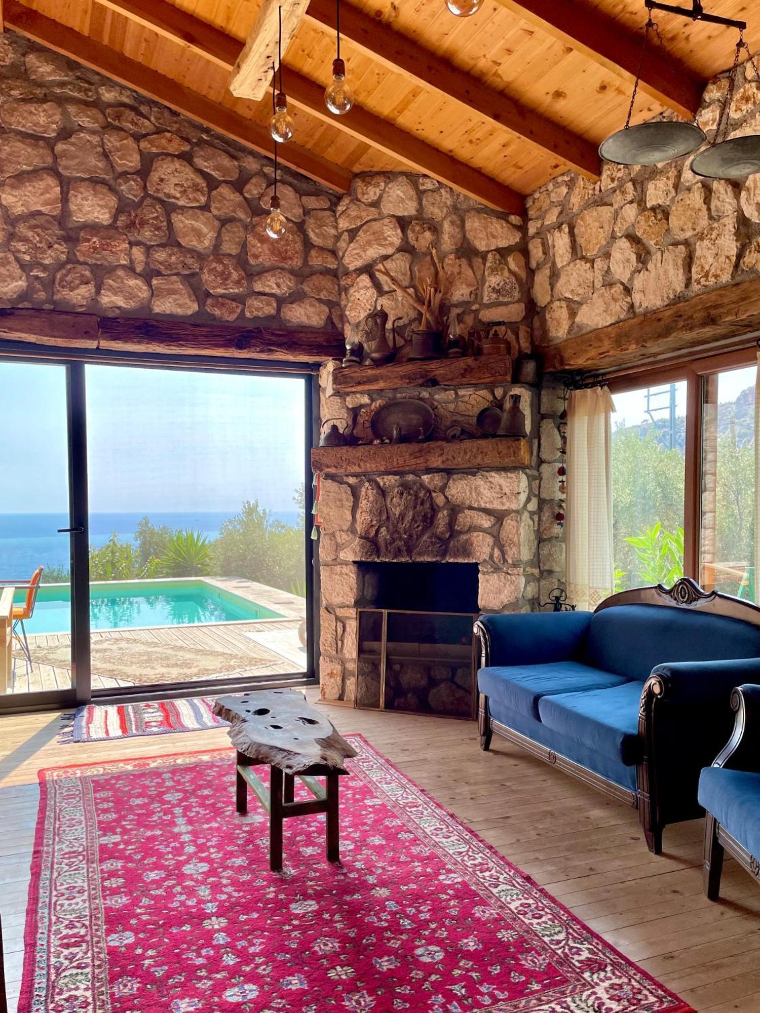Shavilla Kalkan - Yali ' Da Korunakli 1+1 Villa Patara Exterior foto
